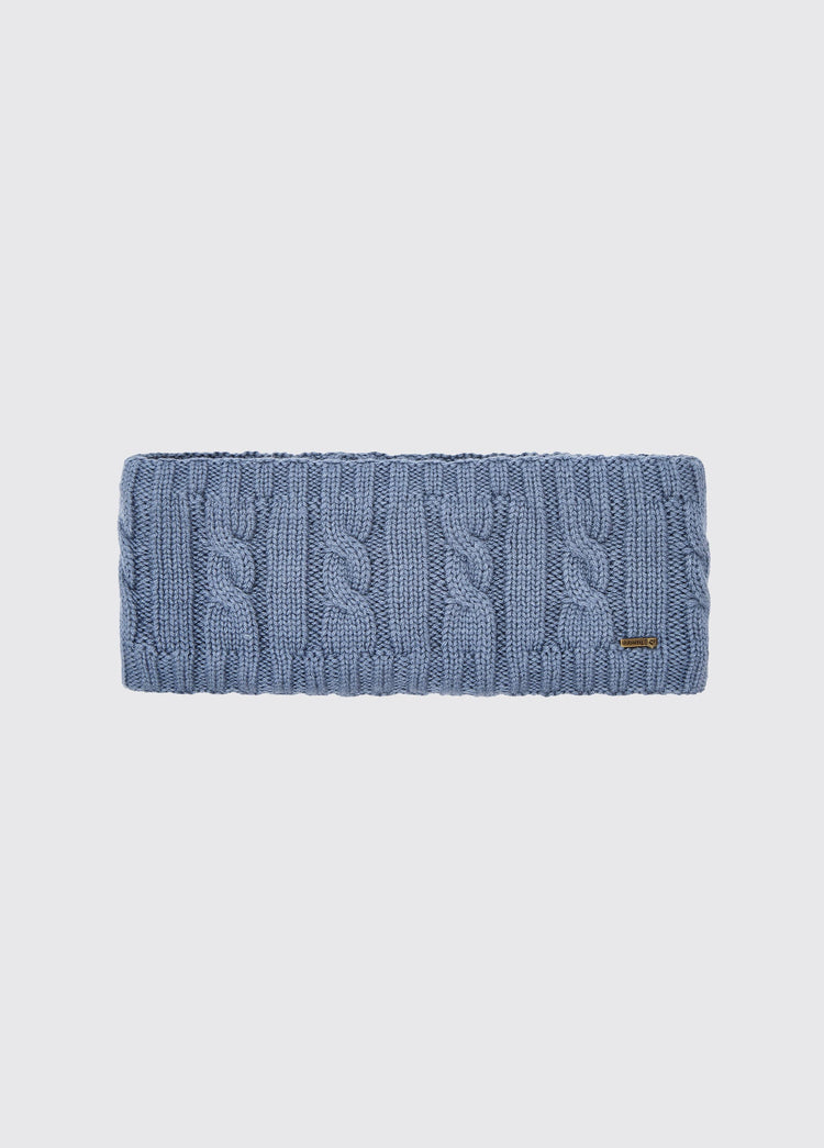 Gleeson Cable knit headband - Indigo