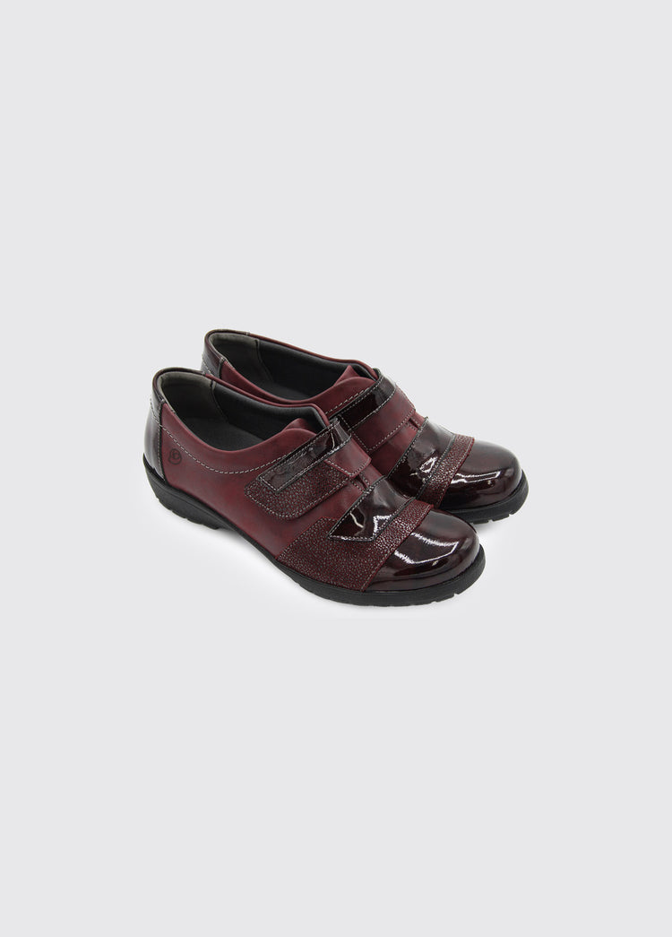 Gloucester Slip on Shoe - Burgundy