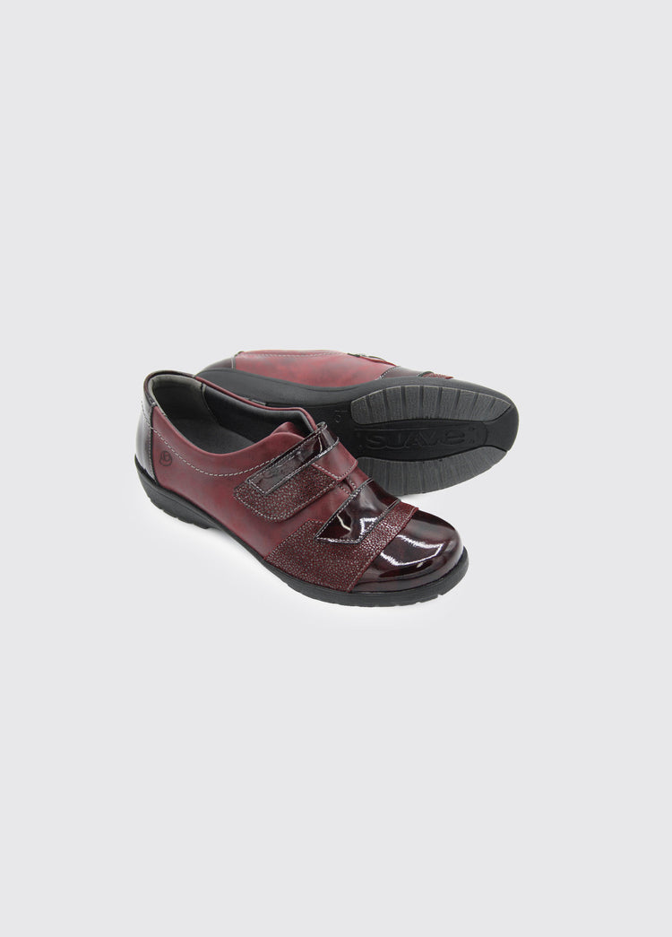 Gloucester Slip on Shoe - Burgundy