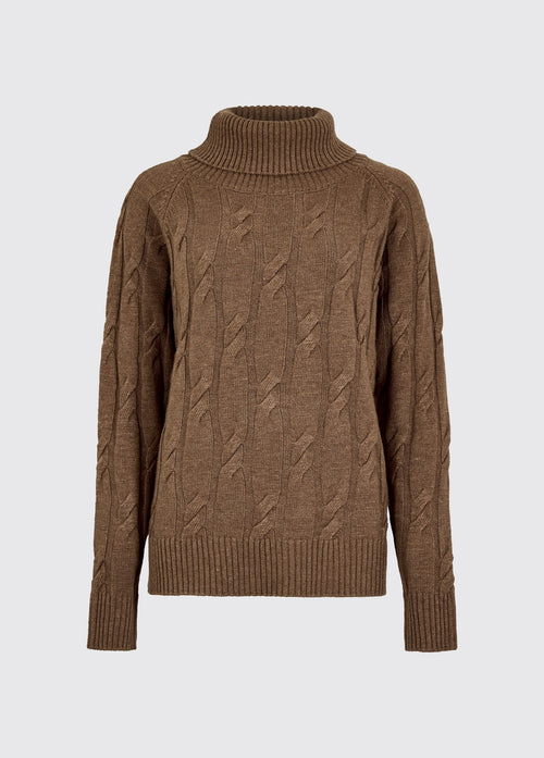 Hennessy Women's Roll Neck Sweater - Elk