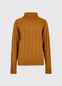 Hennessy Women's Roll Neck Sweater - Ochre