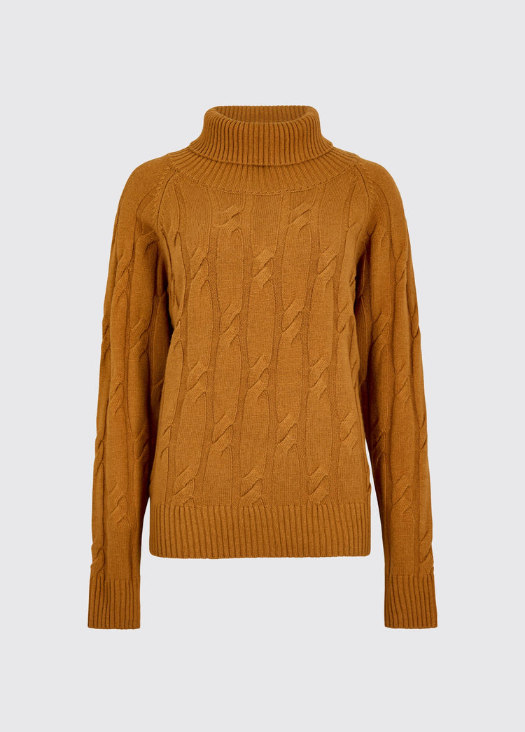 Hennessy Women's Roll Neck Sweater - Ochre