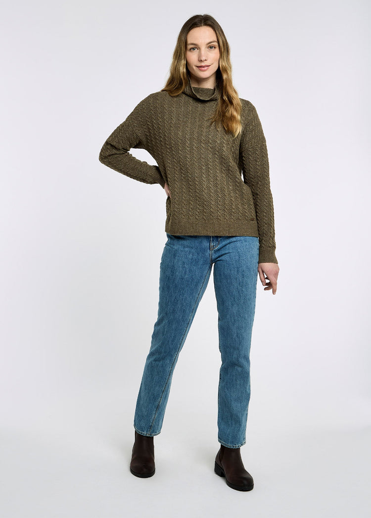 Hopkins Women's Relaxed fit sweater - Dusky Green