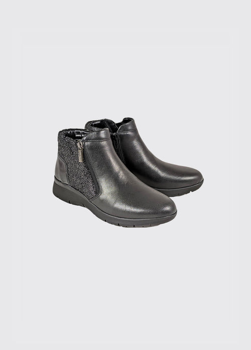Jay Womens Short Boot - Black