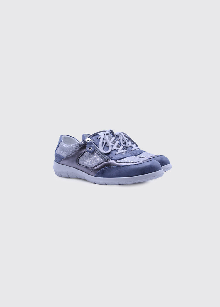 Jolly Ladies Lace Shoe - Blue