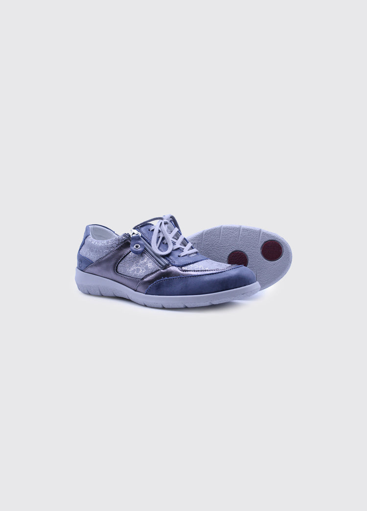 Jolly Ladies Lace Shoe - Blue