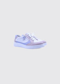 Joy Ladies Lace Trainer - White