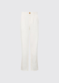 Kelby Women’s Linen Trousers - White