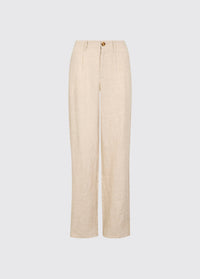 Kelby Women’s Linen Trousers - Oatmeal