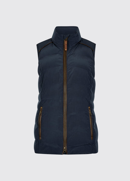 Kilcarey Women's Quilted Gilet - Navy
