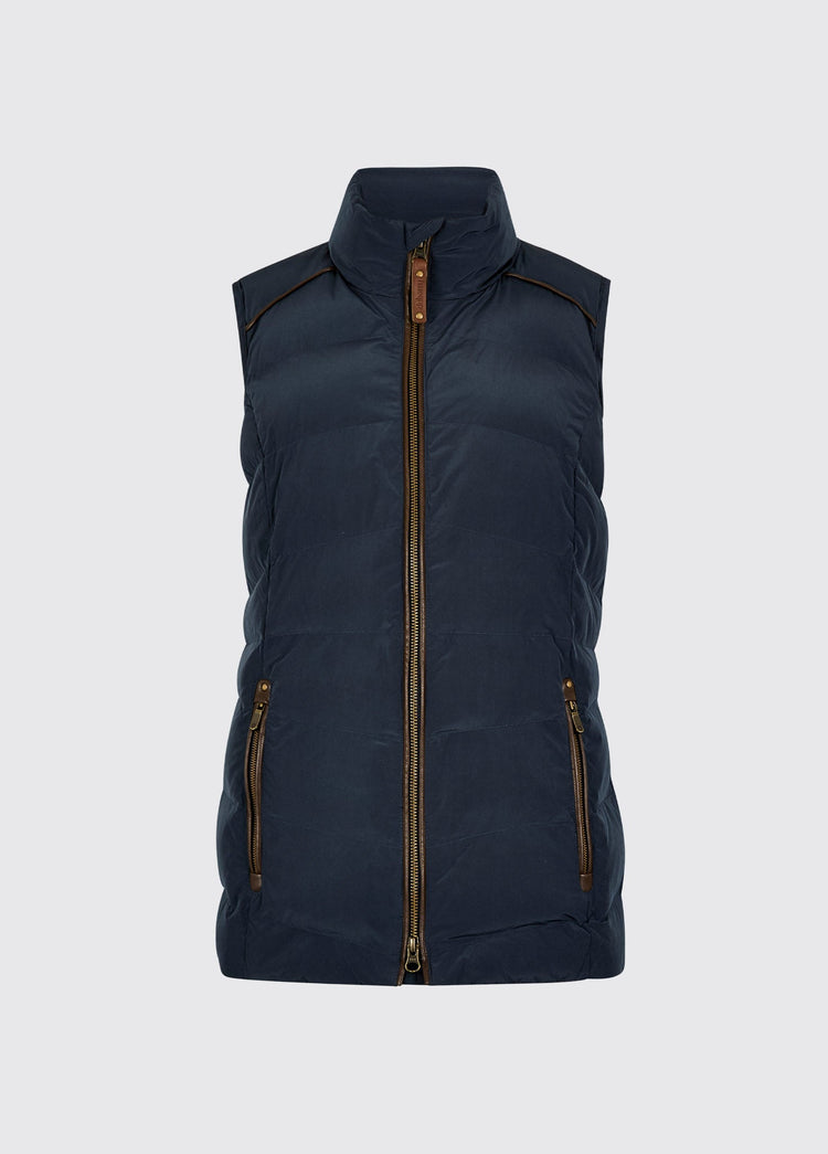 Kilcarey Women's Quilted Gilet - Navy