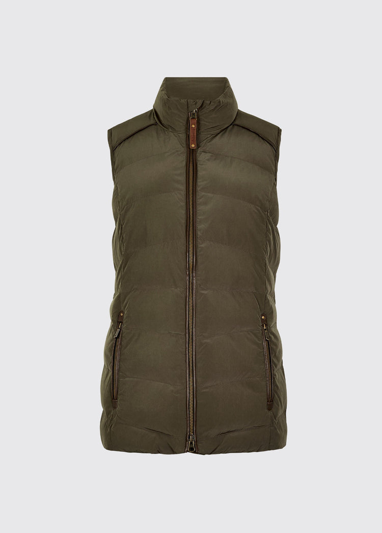 Kilcarey Women's Quilted Gilet - Olive