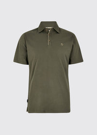 Kilmurray Men’s Three-Button Polo Shirt - Kelp