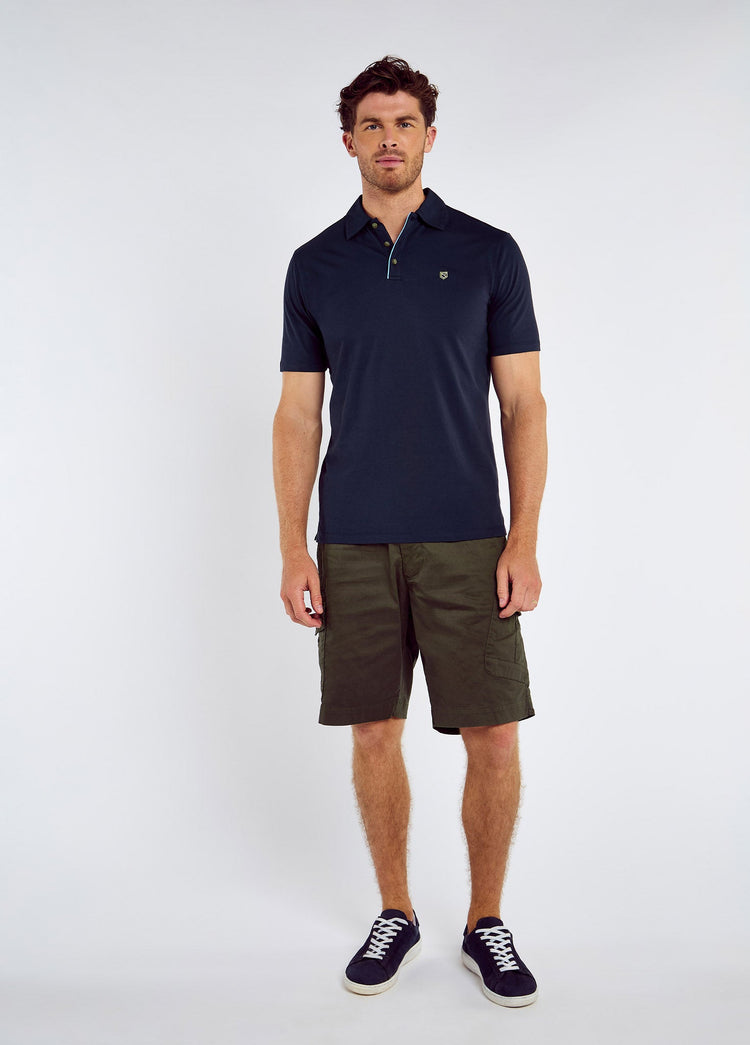 Kilmurray Men’s Three-Button Polo Shirt - Navy