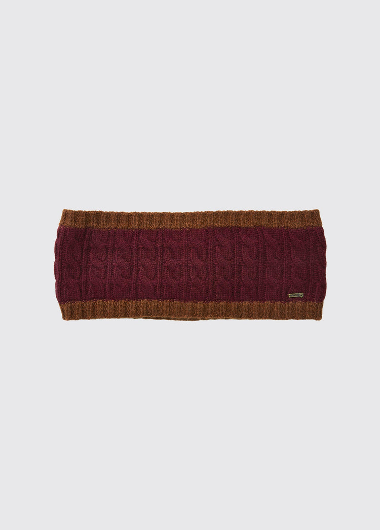 Walton Women’s Knitted Headband - Ox Blood