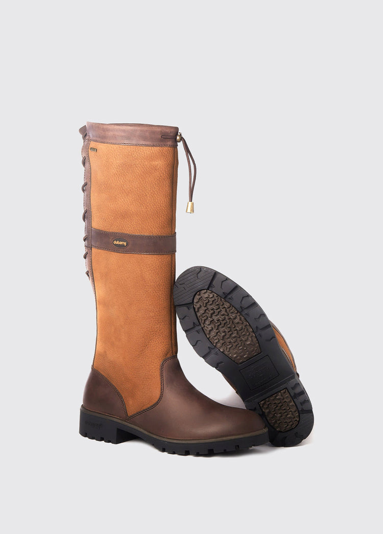 Glanmire Ladies Adjustable Calf Country Boot - Brown