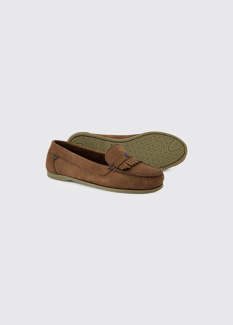 Florence Deck Shoe - Café