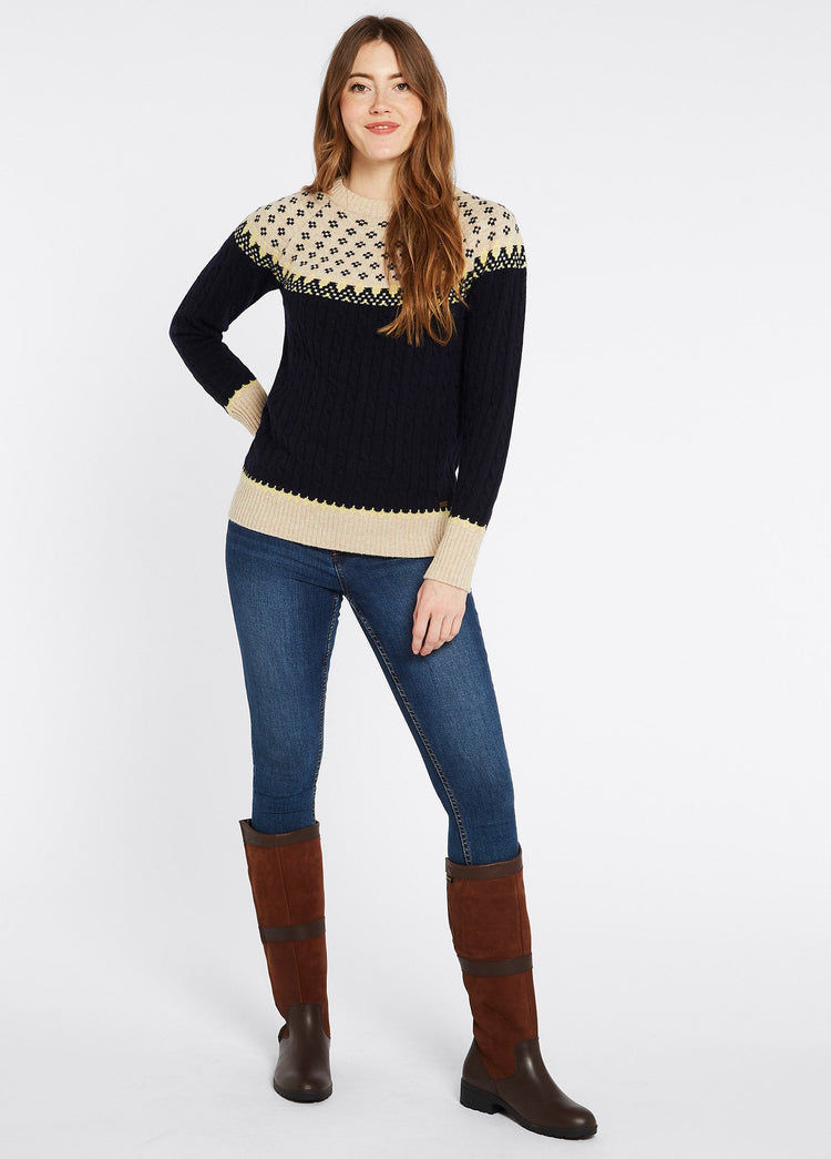 Thornfield Women’s Fair Isle knit - Navy