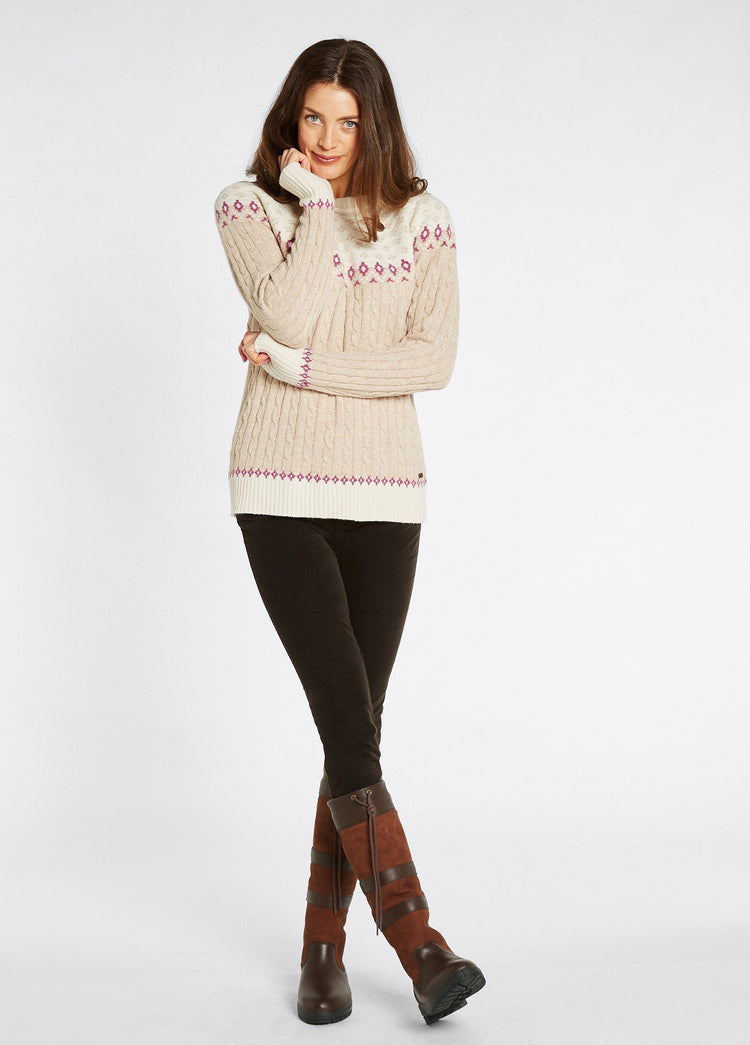 Thornfield Women’s Fair Isle knit - Oat