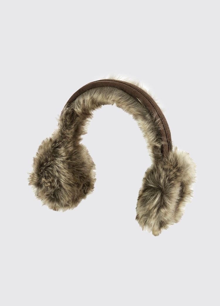 Hillcrest Ladies Faux Fur Ear Muffs - Chinchilla