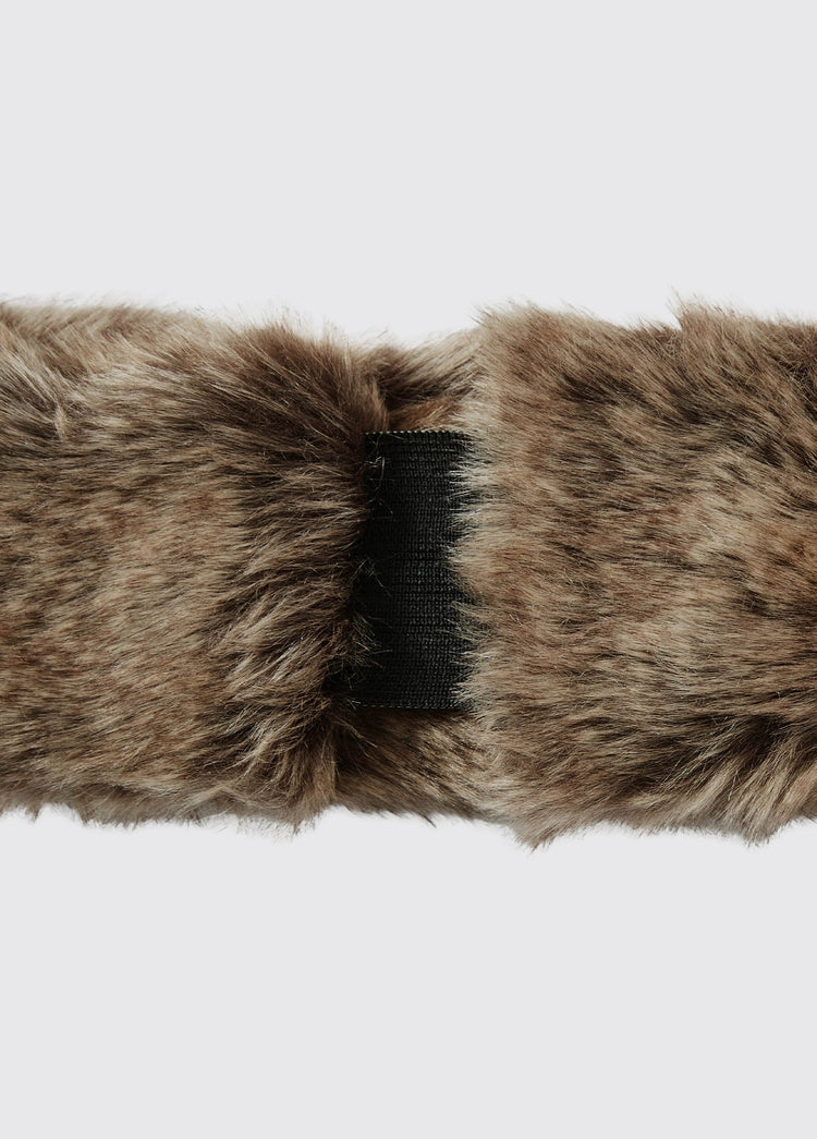 Faux Ladies Fur Headband - Elk