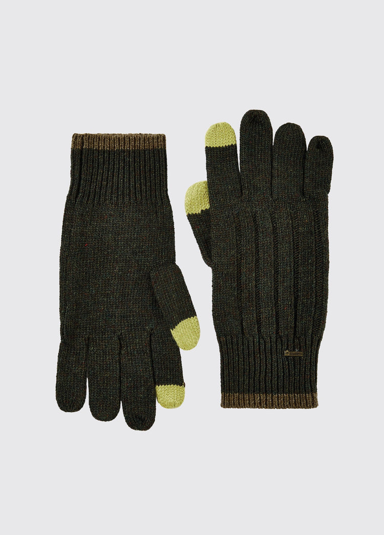 Marsh Ladies Knitted Gloves - Olive