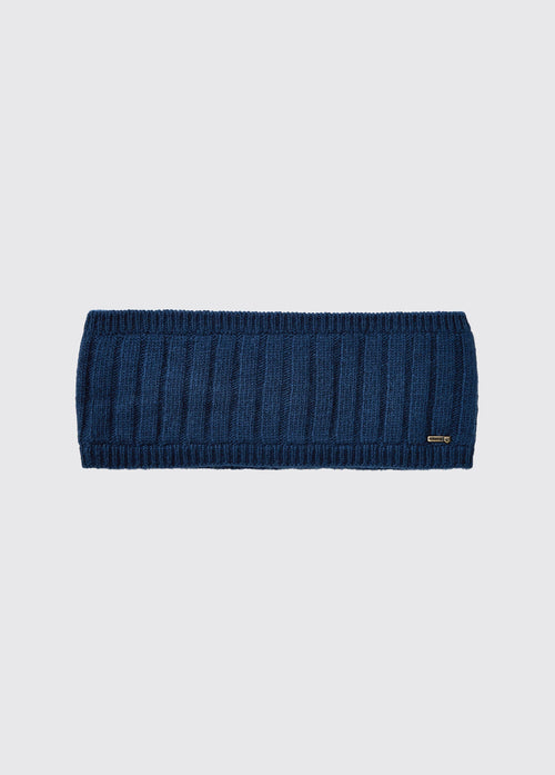 Mohill Ladies Knitted Headband - Peacock Blue