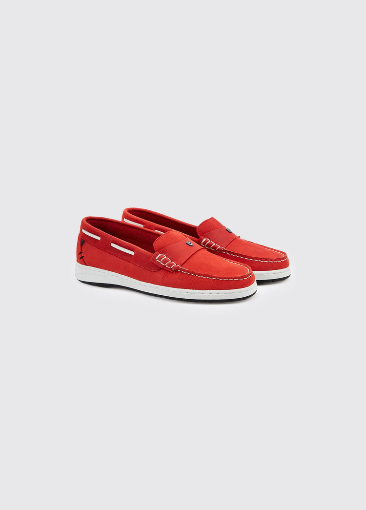 Kos Deck Shoe - Engine Red