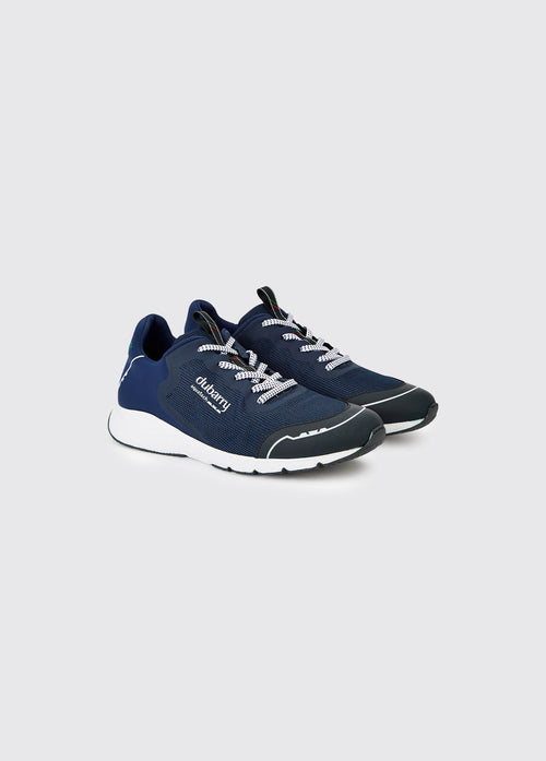 Palma Ladies Lightweight Laced Trainer - Navy