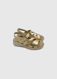 Malaga Ladies Sandal - Gold