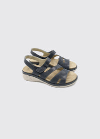 Malaga Ladies Sandal - Navy