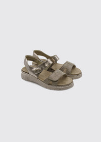Manila Ladies Sandal - Gold