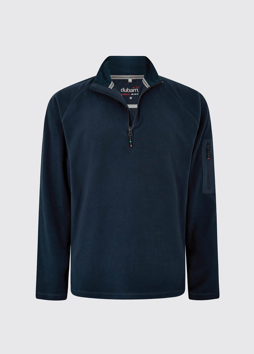 Valencia Mens Quarter-zip Fleece - Navy