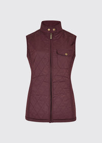 Rathdown Quilted Gilet - Currant