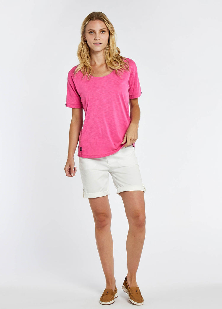 Cloyne Short Sleeved Top - Cerise