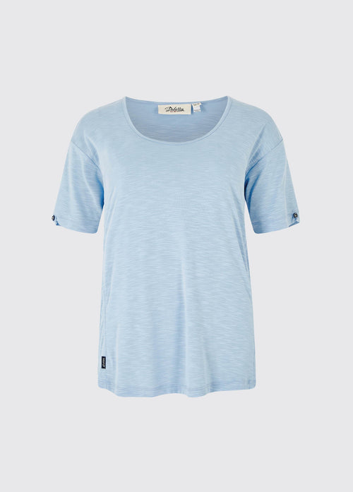 Cloyne Short Sleeved Top - Light Sky