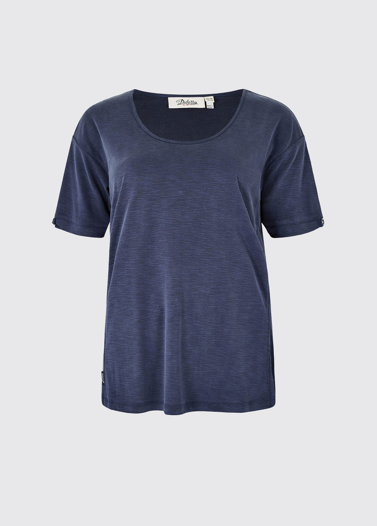 Cloyne Short Sleeved Top - Navy