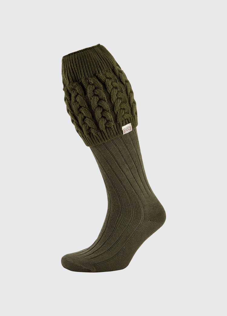 Trinity Ladies Socks - Olive