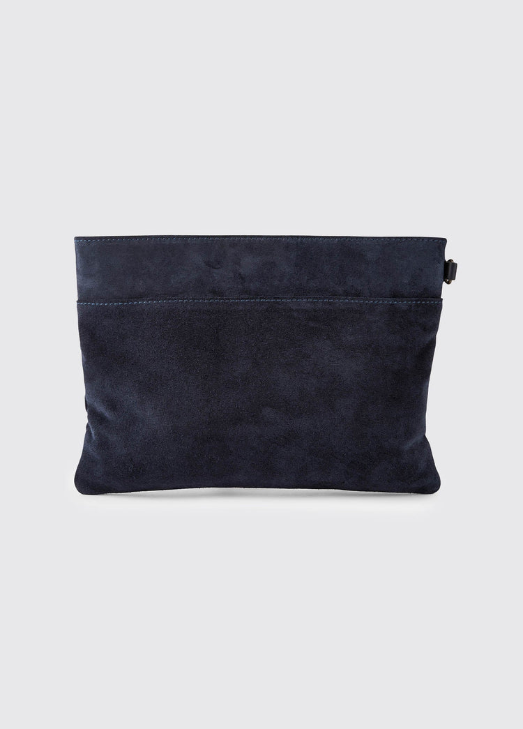 Millymount Ladies Suede Clutch - French Navy