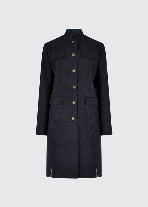 Coolepark Tweed Coat - Navy