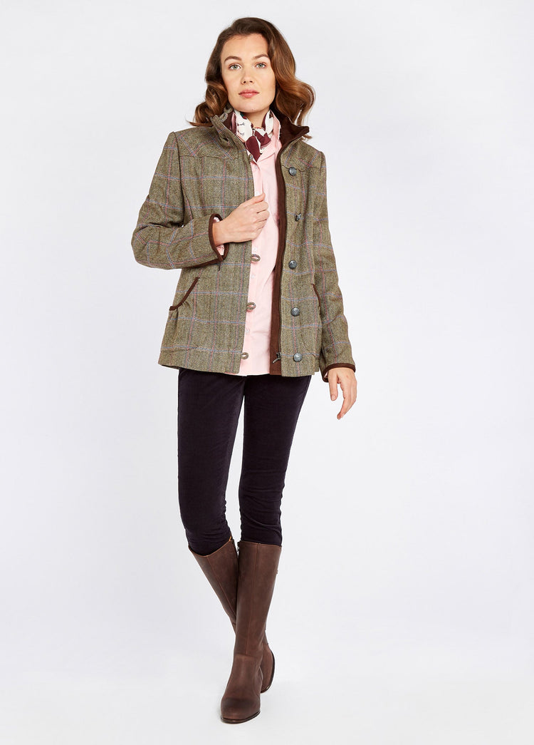 Bracken Tweed Jacket - Woodrose