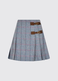 Blossom Tweed Skirt - Denim Haze