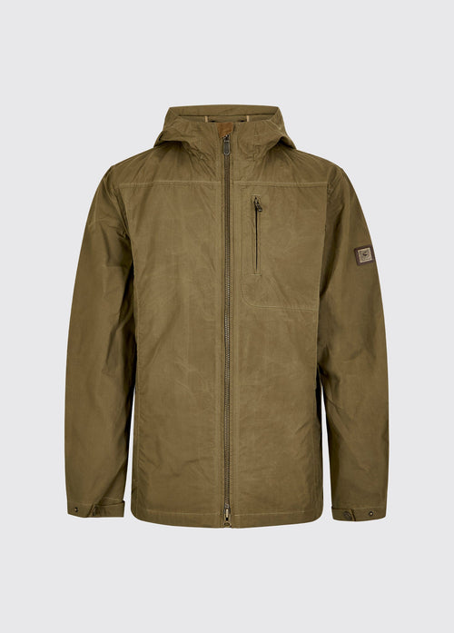 Larkfield Men's Wax Cotton Jacket - Dusky Green