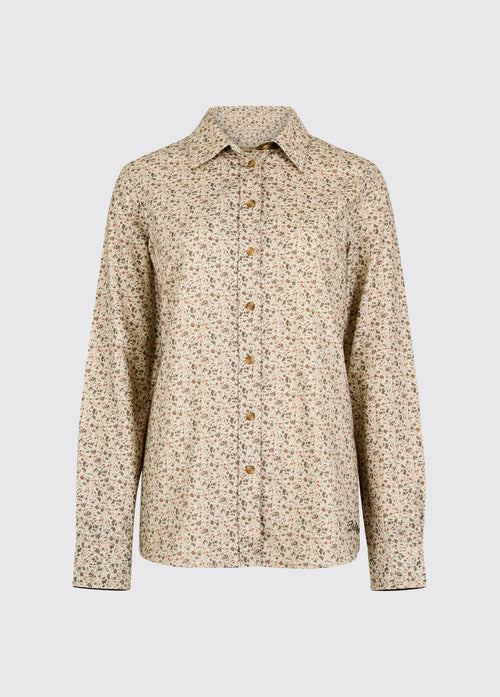 Lavender Women’s cotton shirt - Cream