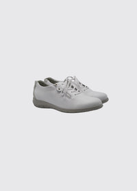 Layla Women's Side Zip Trainer - White