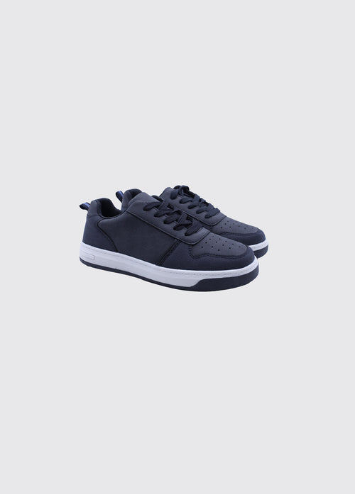 Len Boy's Lace up Shoe - Navy