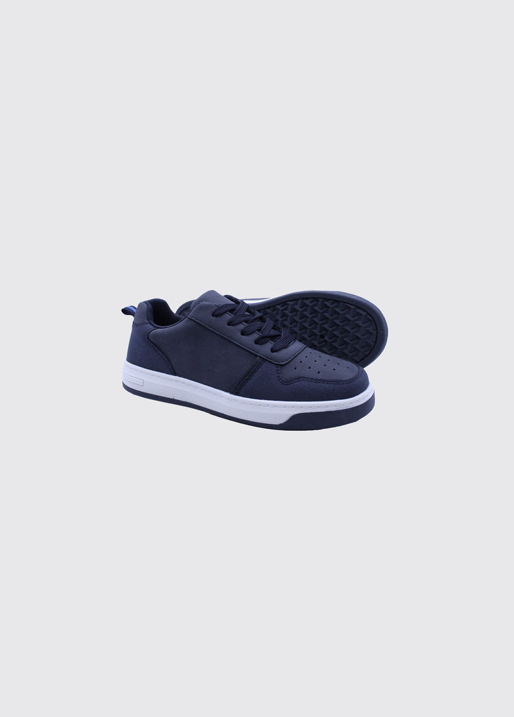 Len Boy's Lace up Shoe - Navy