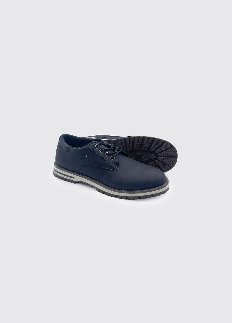 Leon Boy's Lace up Shoe - Navy