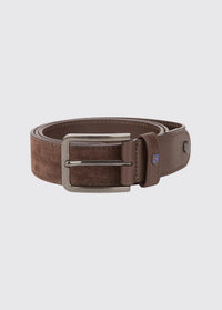 Lissava Men's Suede Belt - Cigar
