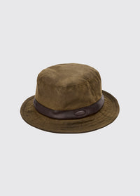 Macreddin Wax bucket hat - Olive